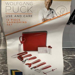 Wolfgang Puck 12 Piece Garnishing Set - New